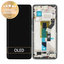 Xiaomi 13 Lite - LCD Kijelző + Érintőüveg + Keret (Black) - 5600030L9S00 Genuine Service Pack