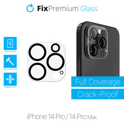 FixPremium Glass - Edzett üveg és hátsó kamera - iPhone 14 Pro és 14 Pro Max