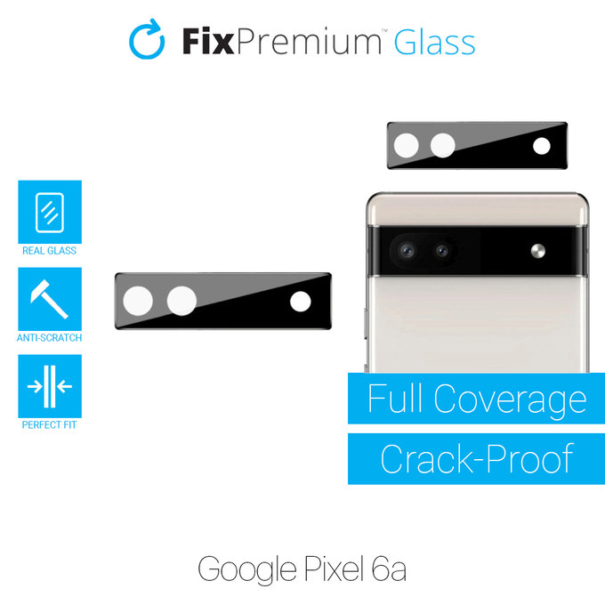 FixPremium Glass - Edzett üveg és hátsó kamera - Google Pixel 6a