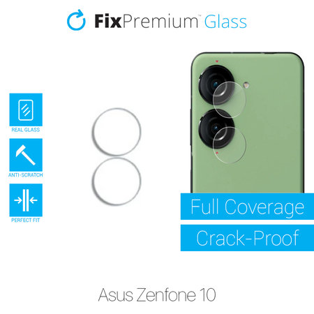 FixPremium Glass - Edzett üveg és hátsó kamera - ASUS Zenfone 10