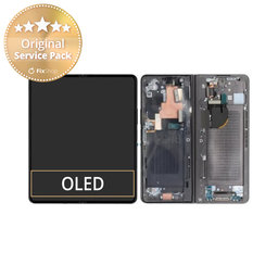Samsung Galaxy Z Fold 5 F946B - LCD Kijelző + Érintőüveg + Keret (Gray) - GH82-31842D Genuine Service Pack