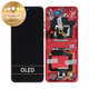 Motorola Razr 40 Ultra - LCD Kijelző + Érintőüveg + Keret (Viva Magenta) - 5D68C22598 Genuine Service Pack