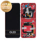 Motorola Razr 40 Ultra - LCD Kijelző + Érintőüveg + Keret (Viva Magenta) - 5D68C22598 Genuine Service Pack