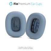 Csere fülpárnák Apple AirPods Max fejhallgatóhoz (Fabric), kék