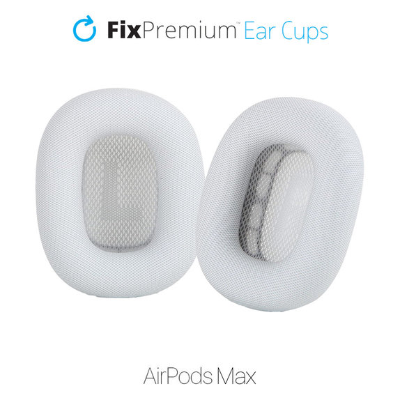 Csere fülpárnák Apple AirPods Max fejhallgatóhoz (Fabric), fehér