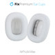 Csere fülpárnák Apple AirPods Max fejhallgatóhoz (Fabric), fehér