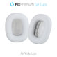 Csere fülpárnák Apple AirPods Max fejhallgatóhoz (Fabric), fehér