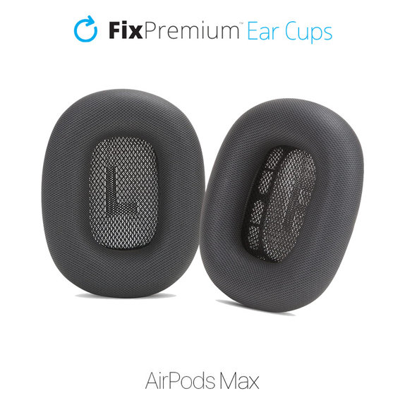 Csere fülpárnák Apple AirPods Max fejhallgatóhoz (Fabric), space gray