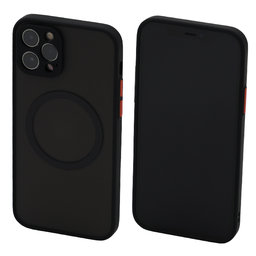 FixPremium - Tok Matte a MagSafe-el - iPhone 12 Pro, fekete