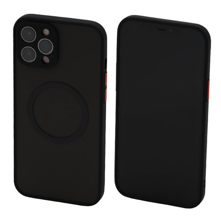 FixPremium - Tok Matte a MagSafe-el - iPhone 13 Pro, fekete
