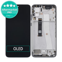 Motorola Edge 30 Neo - LCD Kijelző + Érintőüveg + Keret (Black Onyx) OLED