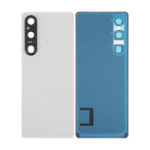 Sony Xperia 1 V - Akkumulátor Fedőlap (Platinum Silver)