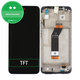 Xiaomi Redmi 10 (2022) - LCD Kijelző + Érintőüveg + Keret (Black) TFT