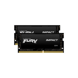 Kingston Fury Impact - RAM SO-DIMM 32GB (2x16GB) DDR4 2666MHz - KF426S15IBK2/32 Genuine Service Pack