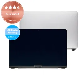 Apple MacBook Air 13" M2 A2681 (2022) - LCD Kijelző + Előlapi Üveg + Fedőlap (Silver) Refurbished
