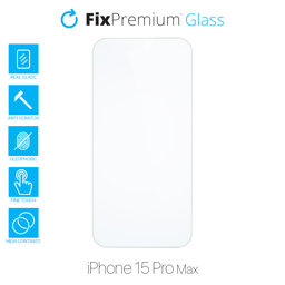 FixPremium Glass - Edzett üveg - iPhone 15 Pro Max