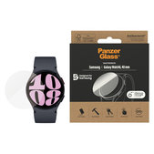 Edzett üveg Flat Glass AB Samsung Galaxy Watch6 40 mm készülékhez, Átlátszó, PanzerGlass