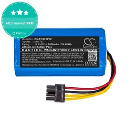 Proscenic Cocoa Smart 780T, 790T, Summer P1s, P2s - Akkumulátor VR1717 Li-Ion 14.8V 2600mAh HQ