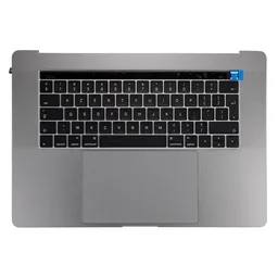 Apple MacBook Pro 15" A1707 (Late 2016 - Mid 2017) - Felső Billentyűzet Keret + Billentyűzet UK + Mikrofon + Trackpad + Hangszórók (Space Gray)