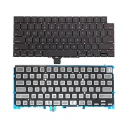 Apple MacBook Pro 14" M1 Pro A2442 (2021), 16" M1 Max A2485 (2021) - Billentyűzet + Háttérvilágítás US