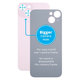 Apple iPhone 15 Plus - Hátsó Ház Üveg Nagyobb Kamera Nyílással (Pink)