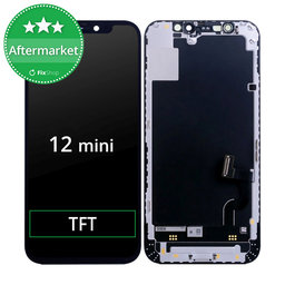 Apple iPhone 12 Mini - LCD Kijelző + Érintőüveg + Keret TFT