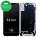 Kijelző In-Cell HD+ iPhone 12 Mini, Érintőüveg kerettel