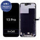 Kijelző In-Cell FHD iPhone 13 Pro, Érintőüveg kerettel, FixPremium