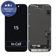 Kijelző In-Cell FHD iPhone 15, Érintőüveg kerettel, FixPremium