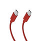 SBS - Kábel USB-C/USB-C, 60W, PD, 1.5m, piros