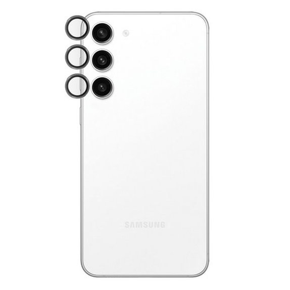 PanzerGlass - Kameralencse Védőburkolat Hoops - Samsung Galaxy S23 FE, fekete