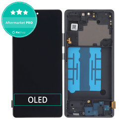 Samsung Galaxy A71 5G A716B - LCD Kijelző + Érintőüveg + Keret OLED