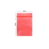 ESD Antisztatikus Cipzáras Táska (Red) - 4x6cm 100db