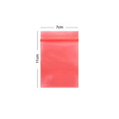 ESD Antisztatikus Cipzáras Táska (Red) - 7x11cm 100db
