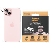 Kameralencse-védő Hoops iPhone 15/15 Plus készülékhez, Rózsaszín, PanzerGlass