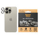 Kameralencse-védő Hoops iPhone 15 Pro/15 Pro Max készülékhez, Natural Titanium, PanzerGlass
