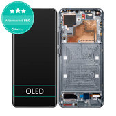 Xiaomi Mi 11 M2011K2G - LCD Kijelző + Érintőüveg + Keret (Midnight Gray) OLED