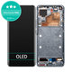 Xiaomi Mi 11 M2011K2G - LCD Kijelző + Érintőüveg + Keret (Midnight Gray) OLED