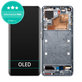 Xiaomi Mi 11 M2011K2G - LCD Kijelző + Érintőüveg + Keret (Midnight Gray) OLED