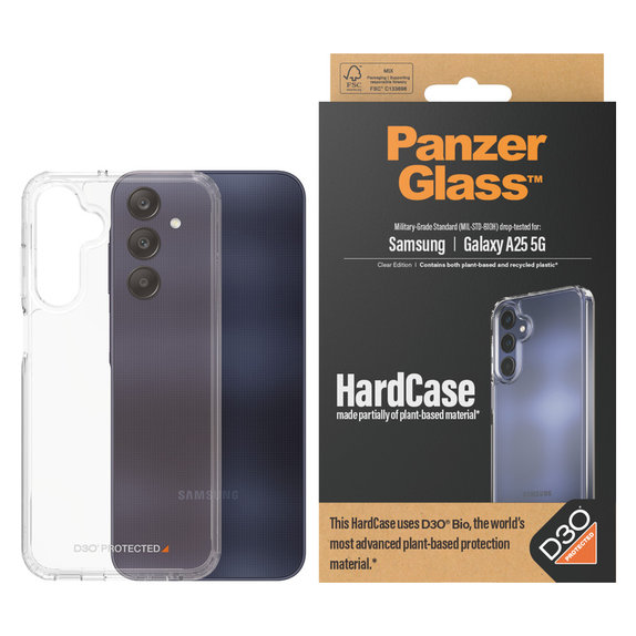 Tok HardCase D3O Samsung Galaxy A25 5G készülékhez, Átlátszó, PanzerGlass
