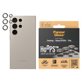 Kameralencse-védő Hoops Samsung Galaxy S24 Ultra készülékhez, Szürke, PanzerGlass