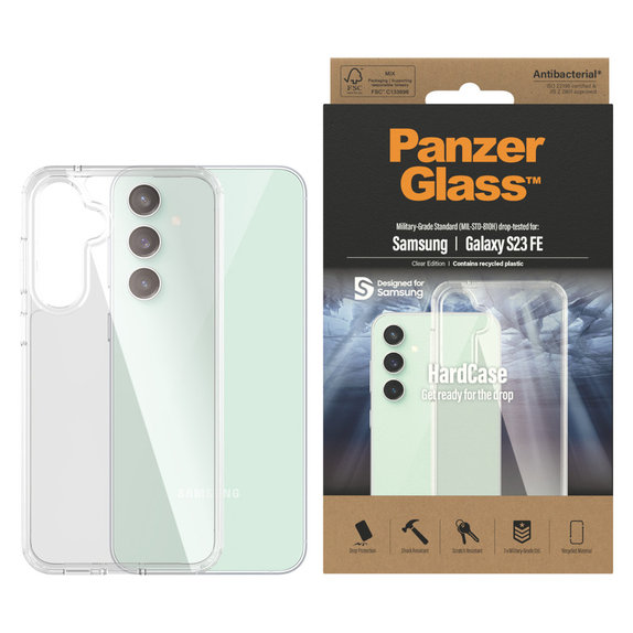 Tok HardCase AB Samsung Galaxy S23 FE készülékhez, Átlátszó, PanzerGlass
