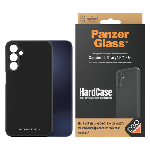 Tok HardCase D3O Samsung Galaxy A15/A15 5G készülékhez, Fekete, PanzerGlass