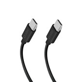 SBS - Fonott kábel USB-C/USB-C, PD, 100W, 1.5m, fekete