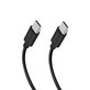SBS - Fonott kábel USB-C/USB-C, PD, 100W, 1.5m, fekete