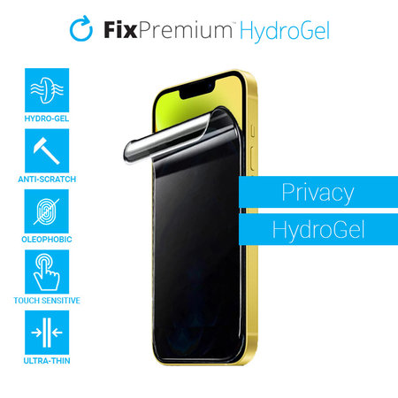 FixPremium - Privacy Screen Protector - Apple iPhone 13, 13 Pro, 14 és 16e