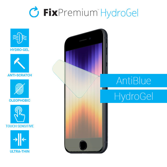 FixPremium - AntiBlue Screen Protector - Apple iPhone 6, 6S, 7, 8, SE 2020 és SE 2022