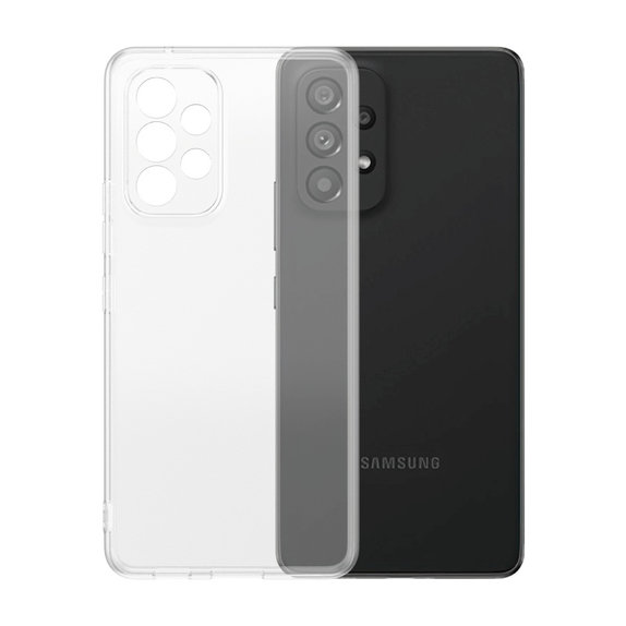 Tok TPU Samsung Galaxy A53 5G készülékhez, Átlátszó, SAFE by PanzerGlass