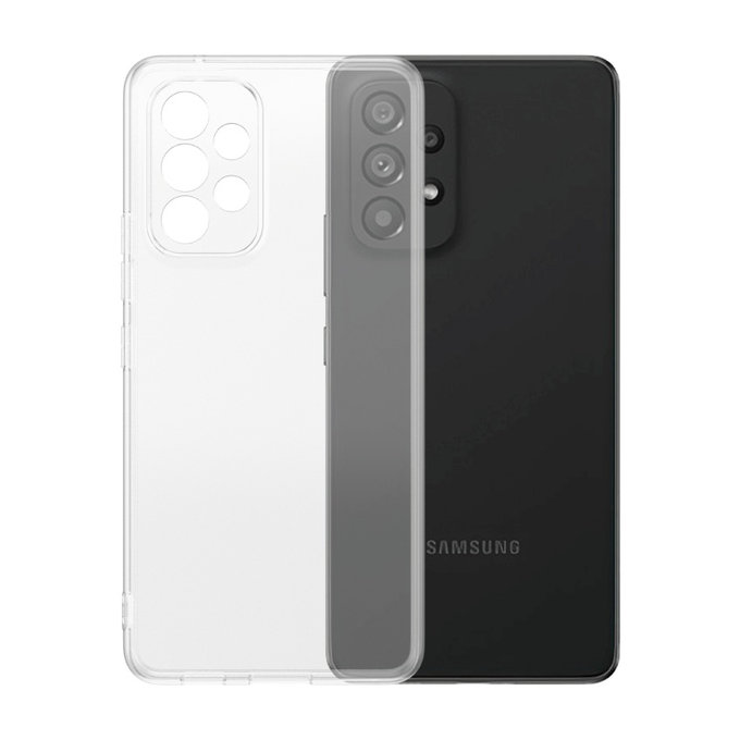 Tok TPU Samsung Galaxy A53 5G készülékhez, Átlátszó, SAFE by PanzerGlass