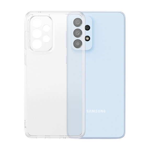 Tok TPU Samsung Galaxy A33 5G készülékhez, Átlátszó, SAFE by PanzerGlass